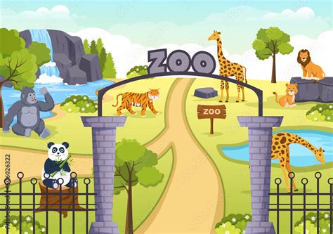 artofzoo cartoon|Explore 1,206+ Free Zoo Illustrations: Download Now .